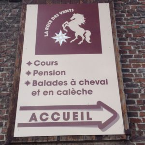 panneau enseigne écurie