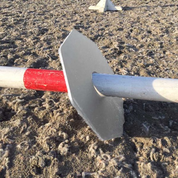 obstacle chevaux cavaletti simple blanc