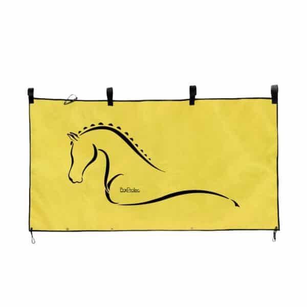 Tenture de box - jaune