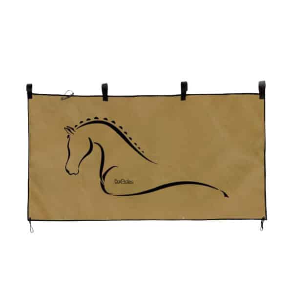 Tenture de box - marron