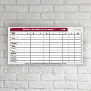 Tableau de gestion des casques