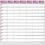 Planning vierge - Bordeaux