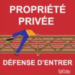 Panneau "Propriรฉtรฉ privรฉe" - Humour