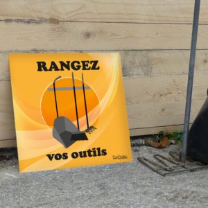 panneau rangez vos outils