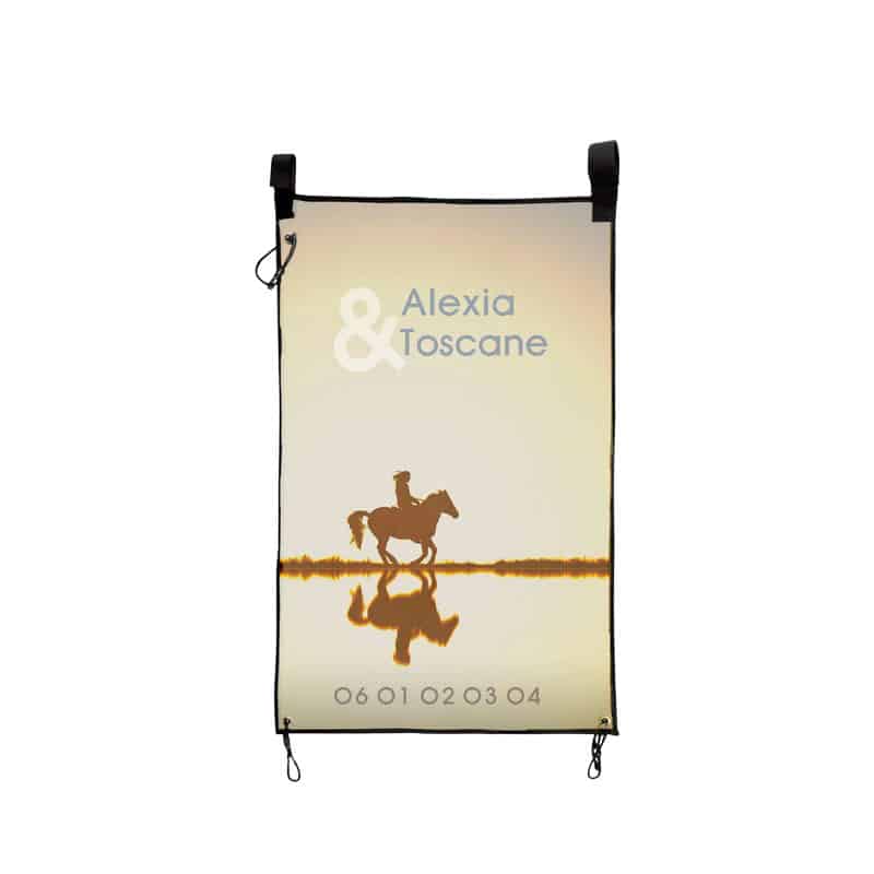 Tenture de porte de box 100% personnalisables