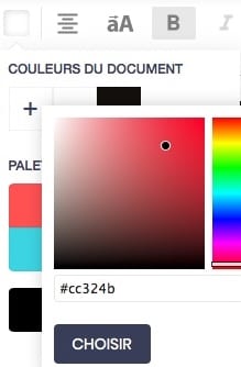 Choisir la couleur de votre texte personnalisation de produit boxprotec