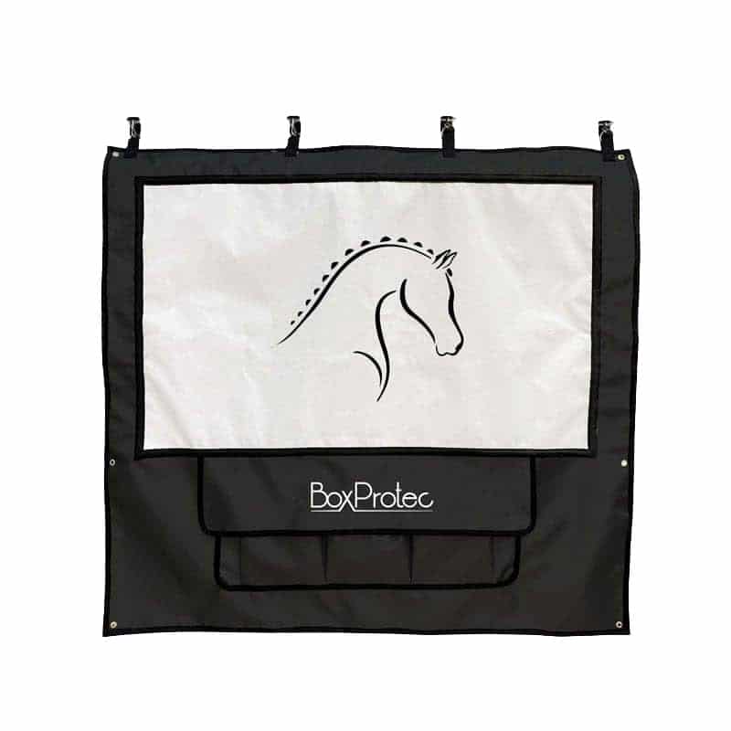 Tenture de box PRO 1 BoxProtec noir et blanc