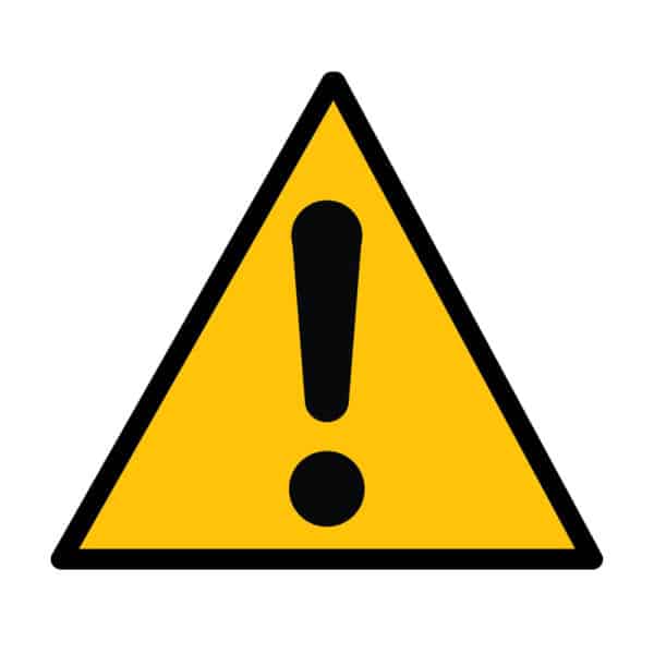 Panneau "Danger général" - triangle