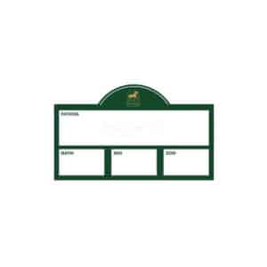 Plaque de ration demi-lune - Vert