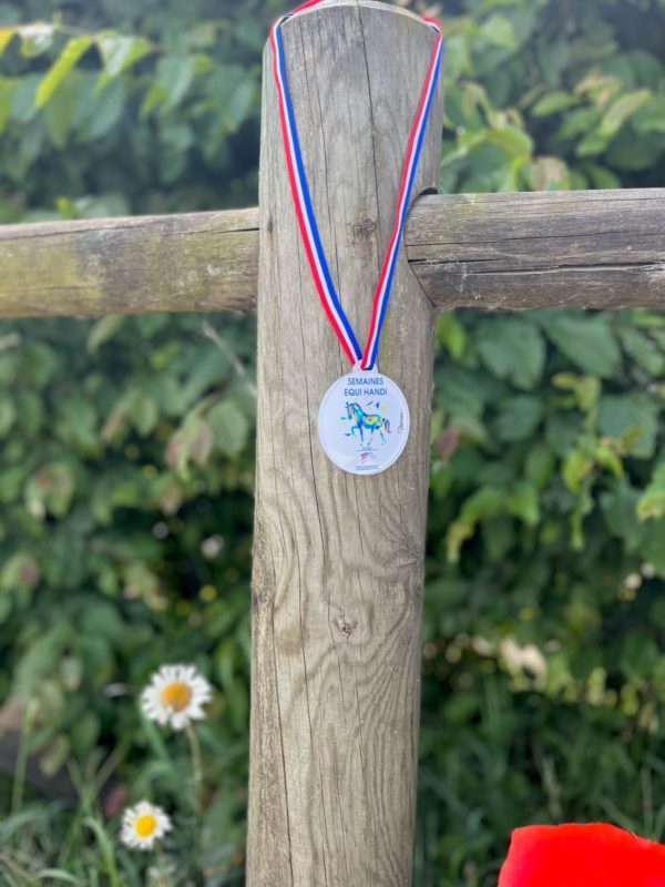 Médaille de sport personnalisée équitation équi handi 3