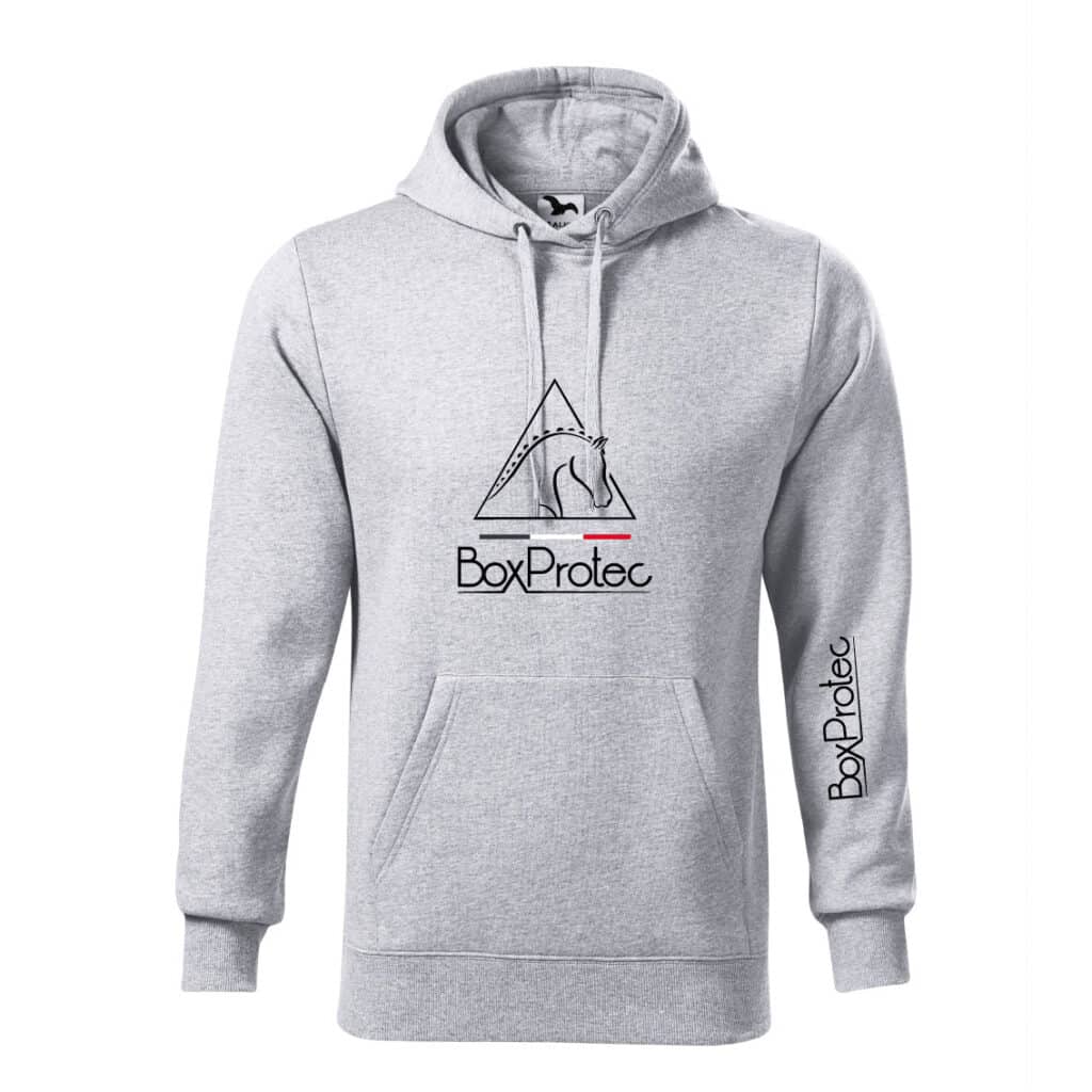 Sweat à capuche BoxProtec - Homme - Gris