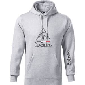 Sweat à capuche BoxProtec - Homme - Gris