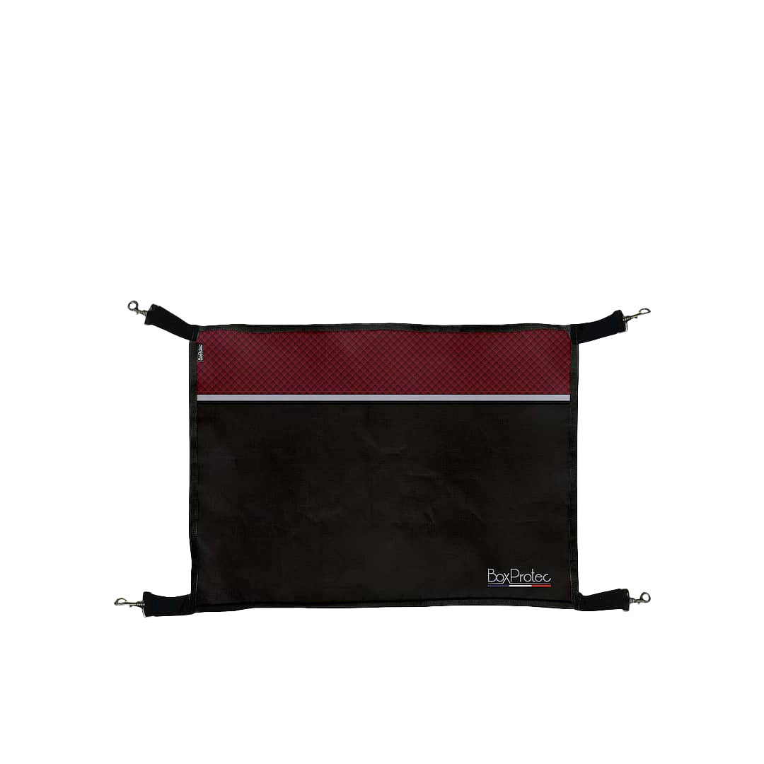 Porte de box – Collection Camille - noir/bordeaux