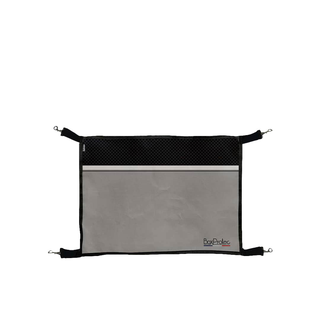 Porte de box – Collection Camille - gris/noir