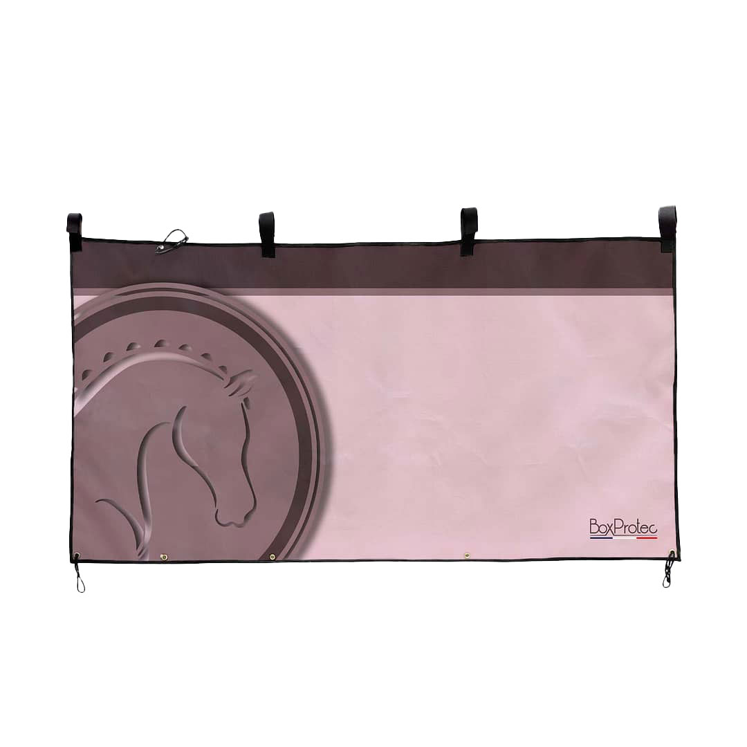 Tenture de box – Collection Bénédicte - rose