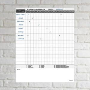 Planning d'insemination - Noir