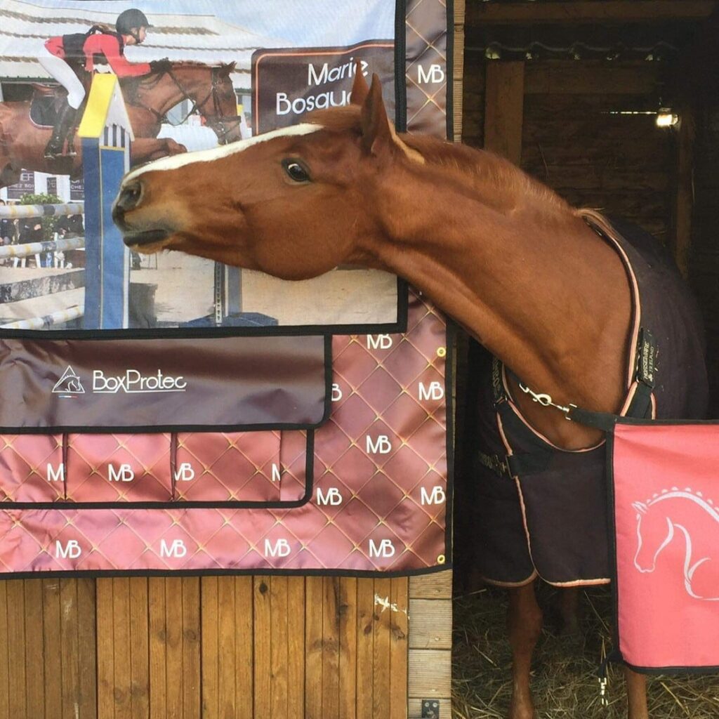 Tenture pro et porte de box